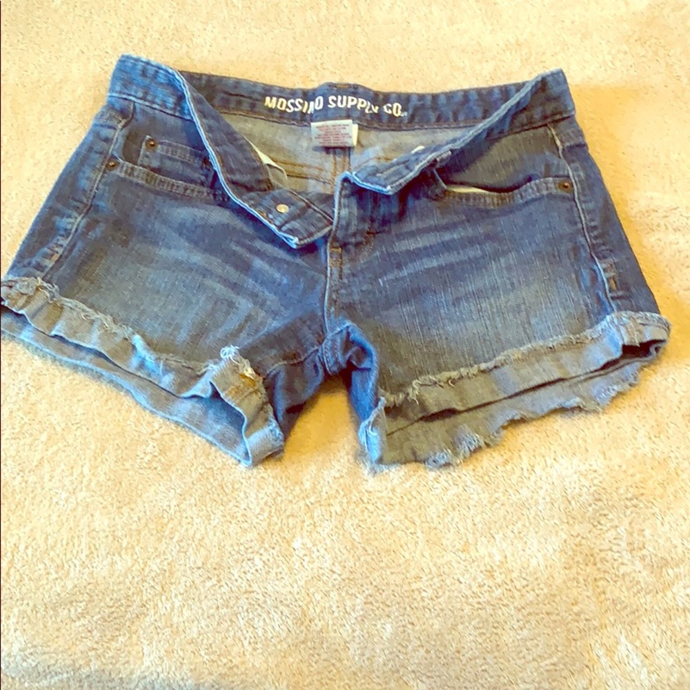 Denim shorts